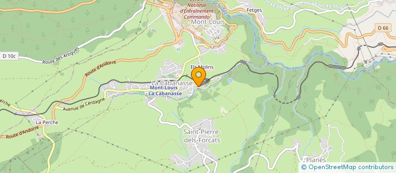 localisation de l'entreprise SMC MOMENTS EN MONTAGNE  LA CABANASSE