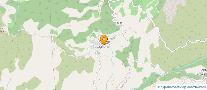 localisation de l'entreprise SMC SOCIETE DE MENUISERIE DE LA CINARCA à CALCATOGGIO