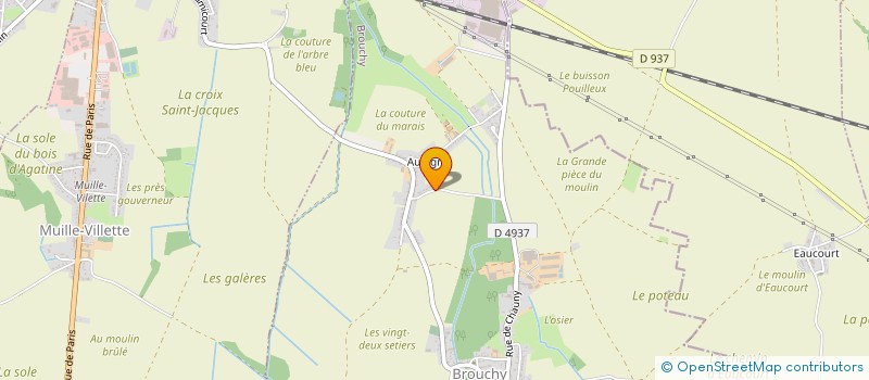 localisation de l'entreprise SMC TRAVAUX PUBLICS  BROUCHY