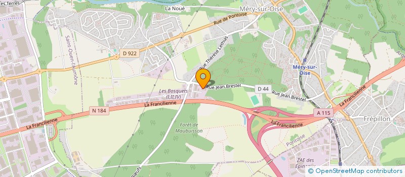 localisation de l'entreprise SMC95  MERY-SUR-OISE