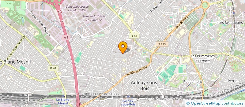 localisation de l'entreprise SMCF CONSEIL à AULNAY-SOUS-BOIS