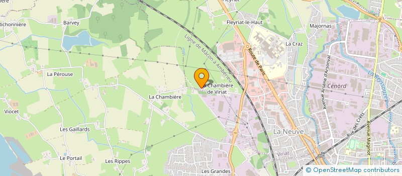localisation de l'entreprise SMCH à VIRIAT