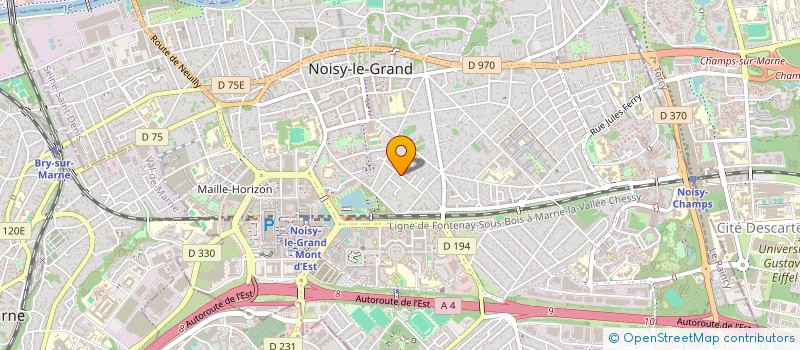 localisation de l'entreprise SMCH  NOISY-LE-GRAND