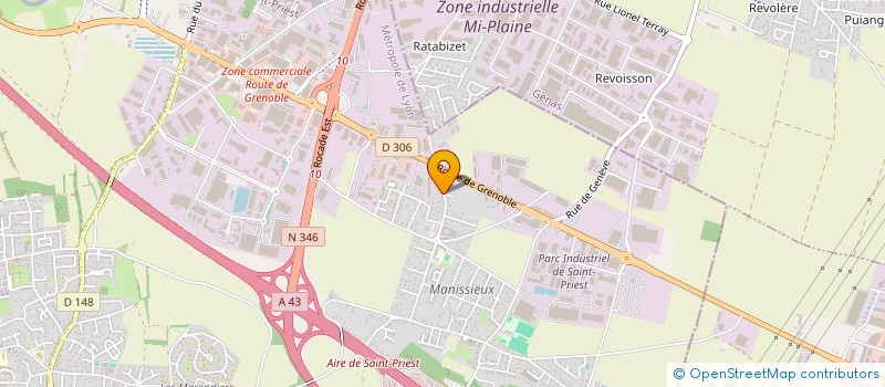 localisation de l'entreprise SMCI DEVELOPEMENT  SAINT-PRIEST