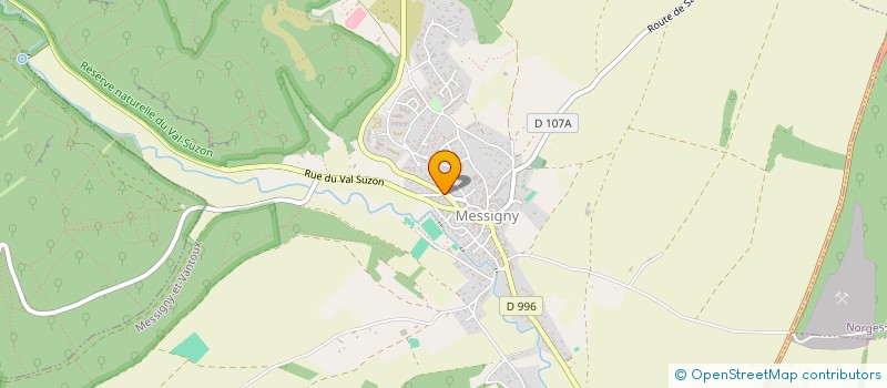 localisation de l'entreprise SMCI - SERRURERIE METALLERIE CHARPENTE INGENIERIE  MESSIGNY-ET-VANTOUX