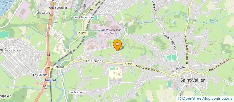 localisation de l'entreprise SMCIC  SAINT-VALLIER