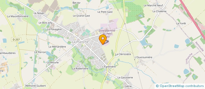 localisation de l'entreprise SMCL à LA PLANCHE