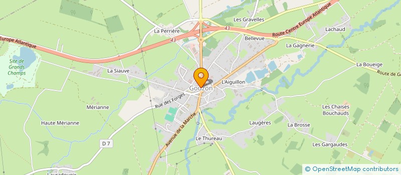 localisation de l'entreprise SMCL TERRET à GOUZON