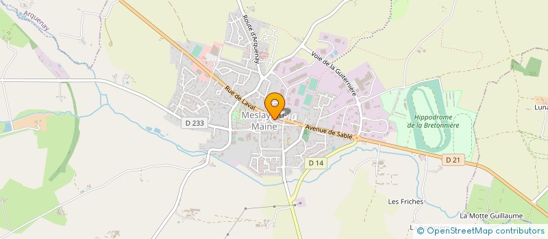 localisation de l'entreprise SMCM  MESLAY-DU-MAINE