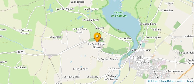 localisation de l'entreprise SMCM IMMO  CHATILLON-EN-VENDELAIS