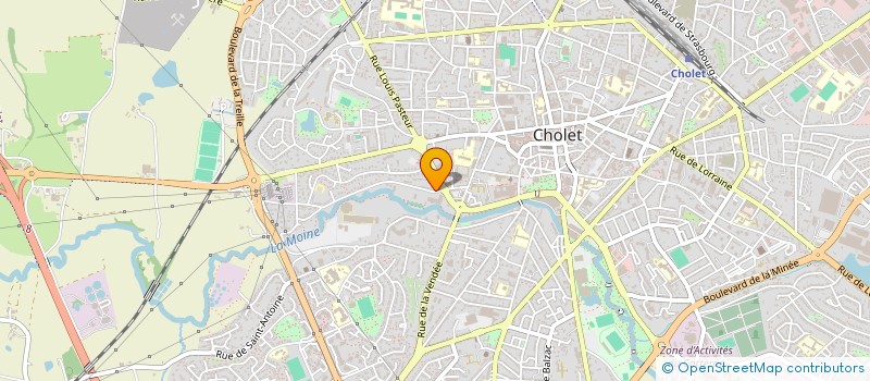 localisation de l'entreprise SMCOM à CHOLET