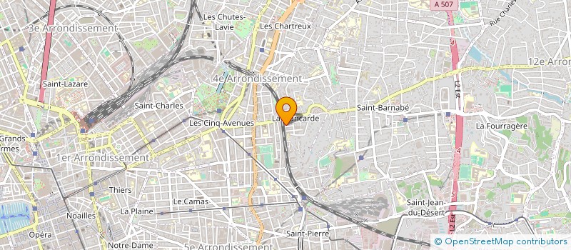 localisation de l'entreprise SMCP MERI CHAUFFAGE PLOMBERIE à MARSEILLE