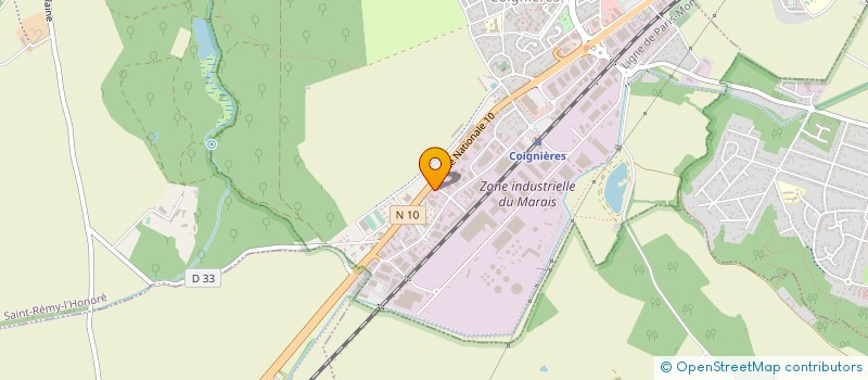 localisation de l'entreprise SMCR  COIGNIERES