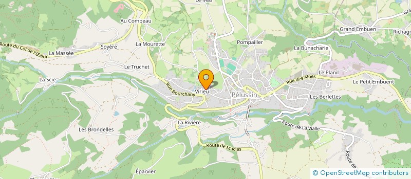 localisation de l'entreprise SMCR à PELUSSIN