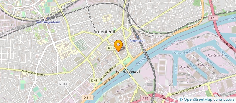 localisation de l'entreprise SMCS  ARGENTEUIL