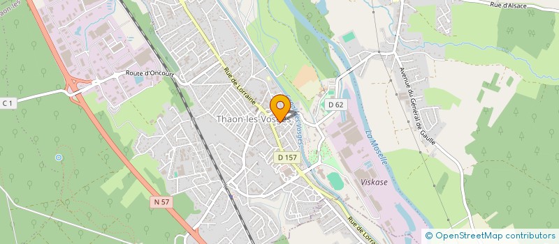 localisation de l'entreprise SMCS FIBRE à THAON-LES-VOSGES