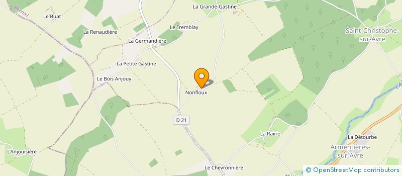 localisation de l'entreprise SMD à SAINT-CHRISTOPHE-SUR-AVRE