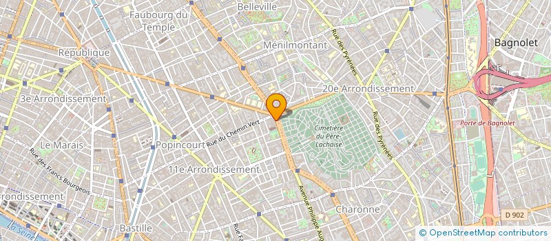 localisation de l'entreprise SMD à PARIS