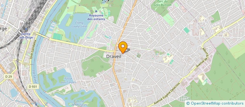 localisation de l'entreprise SMD à DRAVEIL