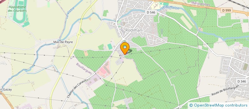 localisation de l'entreprise SMD à RODILHAN