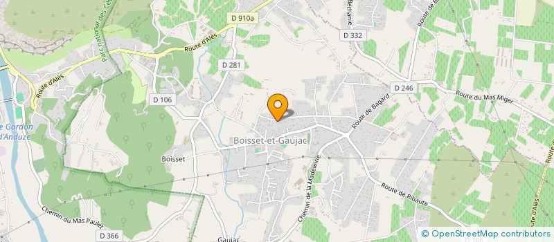 localisation de l'entreprise SMD  BOISSET-ET-GAUJAC