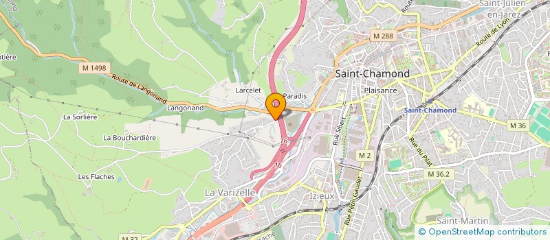 localisation de l'entreprise SMD à SAINT-CHAMOND