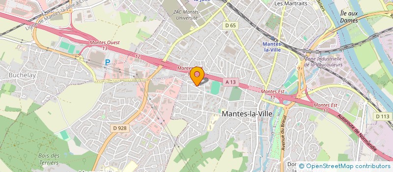 localisation de l'entreprise SMD BATIMENT à MANTES-LA-VILLE