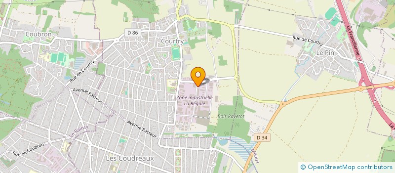 localisation de l'entreprise SMD COURTRY à COURTRY