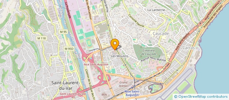 localisation de l'entreprise SMD DELIVERY  NICE