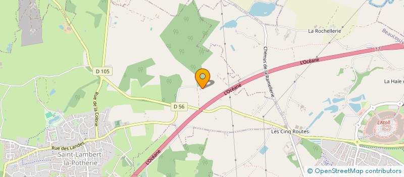 localisation de l'entreprise SMD DISTRIBUTION à SAINT-LAMBERT-LA-POTHERIE