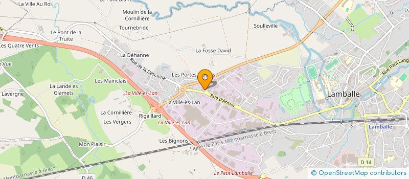 localisation de l'entreprise SMD FINANCES à LAMBALLE-ARMOR