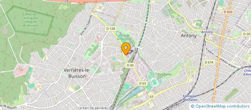 localisation de l'entreprise SMD INGENIERIE à VERRIERES-LE-BUISSON
