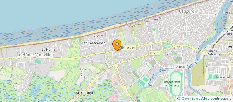 localisation de l'entreprise SMD RESTAURATION  CABOURG