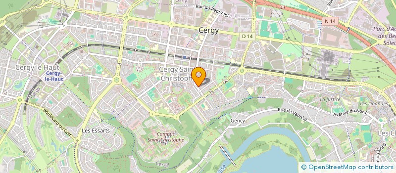 localisation de l'entreprise SMD SCI  CERGY