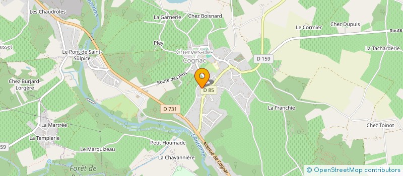 localisation de l'entreprise SMD SYSTEMS  VAL-DE-COGNAC