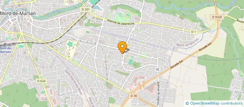 localisation de l'entreprise SMDB ENERGIE  MONT-DE-MARSAN