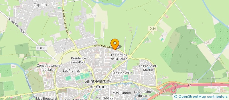 localisation de l'entreprise SMDC IMMOBILIER  SAINT-MARTIN-DE-CRAU