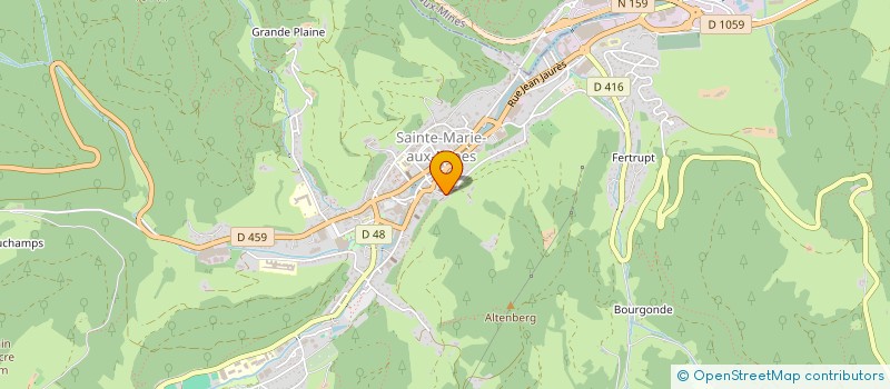 localisation de l'entreprise SMDE  SAINTE-MARIE-AUX-MINES