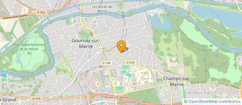 localisation de l'entreprise SMDEA à CHAMPS-SUR-MARNE