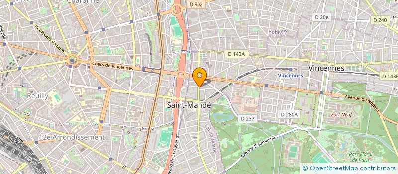 localisation de l'entreprise SMDG à SAINT-MANDE