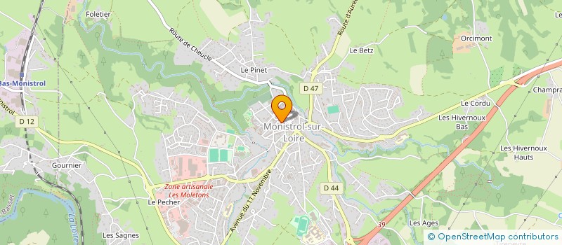 localisation de l'entreprise SMDI'MO  MONISTROL-SUR-LOIRE