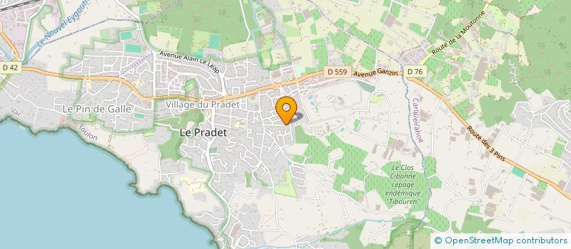 localisation de l'entreprise SMDM  LE PRADET