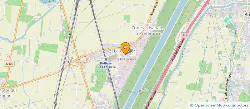 localisation de l'entreprise SMDP  BOLLENE