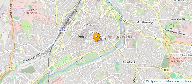 localisation de l'entreprise SMDR  POITIERS