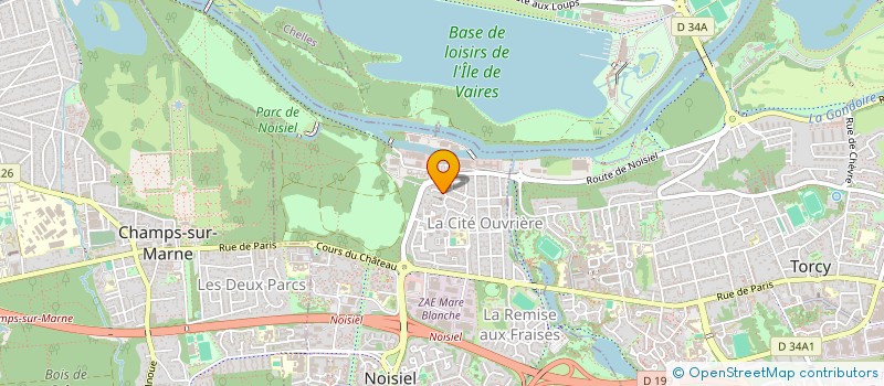 localisation de l'entreprise SMDV PATISSERIES à NOISIEL