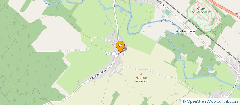 localisation de l'entreprise SME  VATHIMENIL