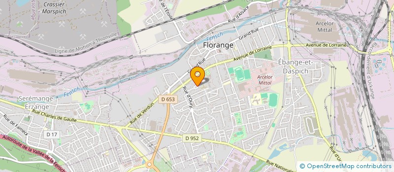 localisation de l'entreprise SME  FLORANGE