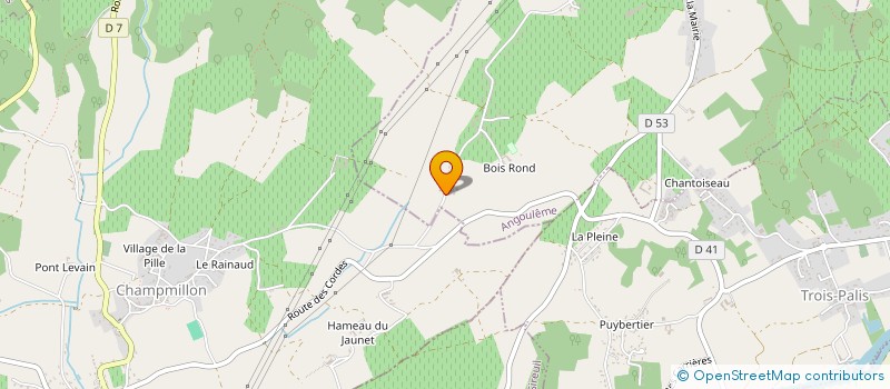 localisation de l'entreprise SME CONFORT à ROULLET-SAINT-ESTEPHE