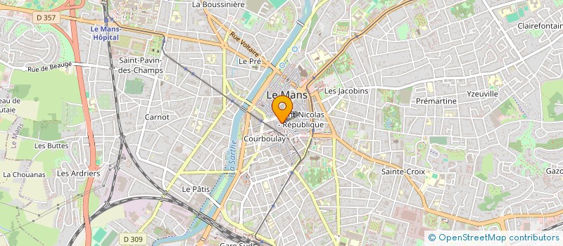 localisation de l'entreprise SME DH IMMO  LE MANS