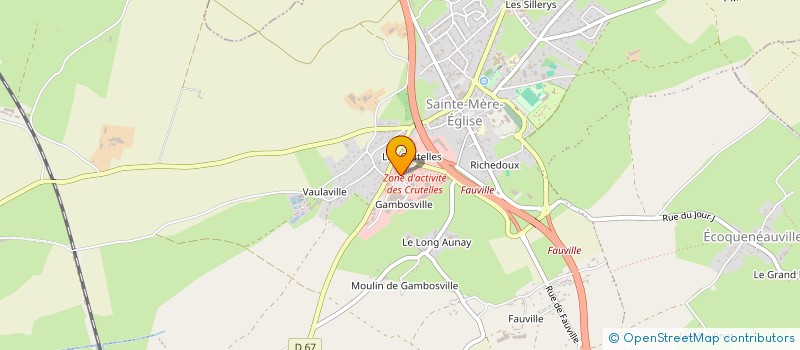 localisation de l'entreprise SME MATERIAUX à SAINTE-MERE-EGLISE